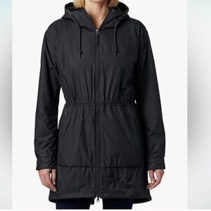 Columbia Women's Sweet Maple Hooded Jacket Water Repellent Black Size X-Small